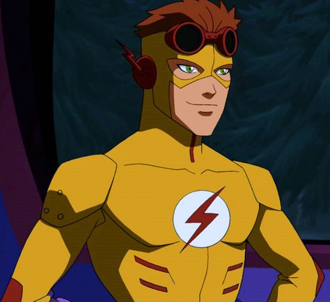 Kid Flash Young Justice, The Flash Cartoon, Young Justice Wally, Wally West Young Justice, Justice League Characters, Dc Cartoon, Young Justice League, Link Cosplay, Batman Drawing