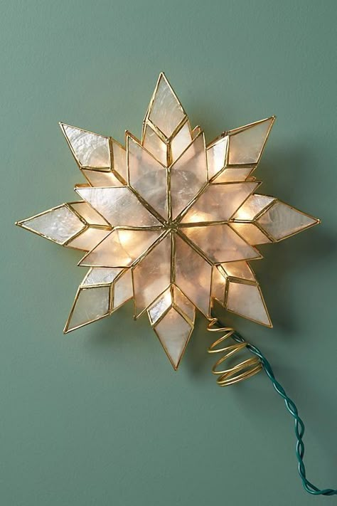 Capiz Star Tree Topper