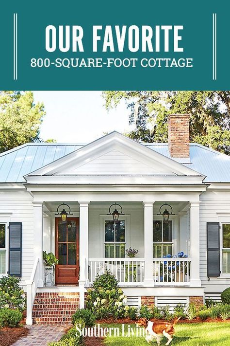 Houses In Louisiana, Laurel Cottage House Plan, Traditional Southern Home Exterior, Timeless Southern Home, Small Southern House Plans, 2 Floor House Plan, Small Southern Homes, Hgtv Hometown, Hometown Hgtv