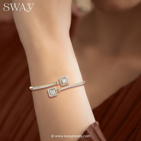 New Arrivals Pretty, affordable NEW bracelet just in time for the season of love 🥰 Comment below and tell us your favorite 💜 . . . #Jewellery #SilverJewellery #Rings #GoldJewellery #2024 #PowerCouples #Memes #sundaymeme #Sway #SwayJewellery [Celebrations, Diamonds, Gifts, Jewellery, rings, gold, Diamonds, Diamond Bracelet, New Service] Classy Bracelets, Solid Gold Bangle, Diamond Bracelet Design, Season Of Love, New Service, Diamond Earrings Design, New Bracelet, Jewellery Rings, Bangles Design