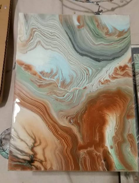 Fluid Acrylic Art, Fluid Art Painting Ideas, Pour Art Ideas, Acrylic Pour Art, Floetrol Acrylic Pour, Acrylic Pouring Art Ideas, Fluid Art Acrylic Paintings, Acrylic Pour Painting Ideas, Paint Pouring Ideas