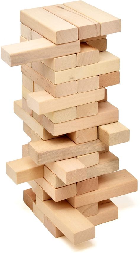 Timber Tower, Build A Picture Frame, Unique Graduation Party Ideas, Diy Graduation Decorations Party, Stack Game, Graduation Party Diy, Wooden Building Blocks, Classic Building, Wood Games