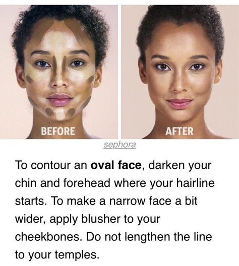 Face Shape Contour, Oval Face Makeup, Smokey Makeup, Face Tips, Oval Face Hairstyles, Face Makeup Tips, Oval Face Shapes, Makeup Guide, Oval Face