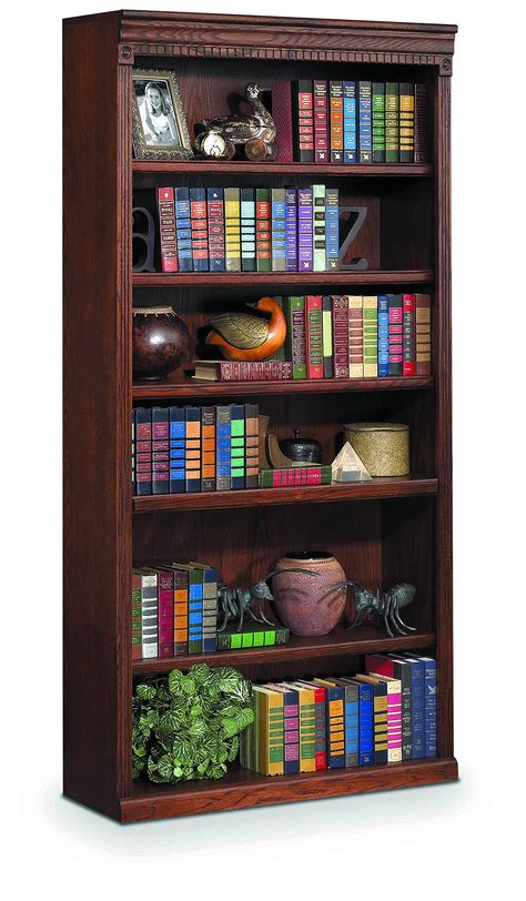 Martin Furniture Huntington Oxford 72 Open Bookcase Burnish Finish Fully Assembled >>> For more information, visit image link.(It is Amazon affiliate link) #HomeOfficeDecorIdeas Pastors Office, Movie Storage, Christmas Banister, Traditional Bookcases, Dentil Moulding, Home Office Decor Ideas, Bookcases For Sale, Transitional Furniture, Bookcase Decor