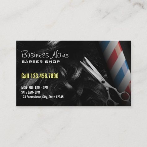 Barber Shop Business Cards, Barber Business Cards, Shop Business Card, Hair Stylist Business Cards, Beard Art, Hair Business Cards, Barber Pole, Stylist Business Cards, Hairstylist Business Cards