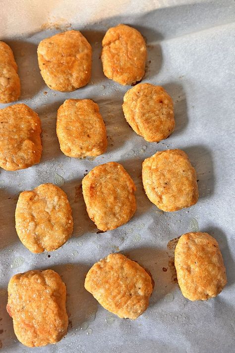 Homemade Ground Chicken Nuggets Chicken Nuggets With Ground Chicken, Ground Chicken Nuggets, Popular Chicken Recipes, Nugget Recipes, Cook Book Ideas, Sauteed Chicken Breast, Smoked Chicken Breast, Braised Chicken Breast, Chicken Recipe Air Fryer