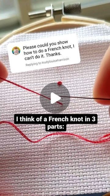 French Knot Cross Stitch, How To Make A French Knot In Embroidery, How To Do A French Knot, How To Make A French Knot, How To Do A French Knot Embroidery, French Knot Embroidery Designs, French Knot Tutorial, Embroidery French Knot, French Knots Embroidery