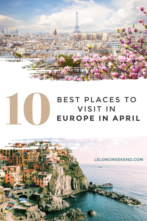 Discover the best places to visit in Europe in April. From Easter celebrations, to beautiful spring blossoms, these European cities have it all! #spring #europe #April #easter Europe In April, Europe In Spring, Spring Europe, April Travel, Spring Travel Destinations, Zanzibar Beaches, European Holiday, Easter Appetizers, April Easter