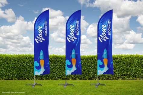 3 Feather / Beach / Bow / Sail Flag MockUp #Ad #Bow, #spon, #Beach, #Feather, #MockUp Beach Flag Design, Flag Design Ideas, Sampling Booth, Graphic Design Gradient, Exhibition Stand Design Ideas, Flag Mockup, Wind Flag, Flags Design, Wind Banner