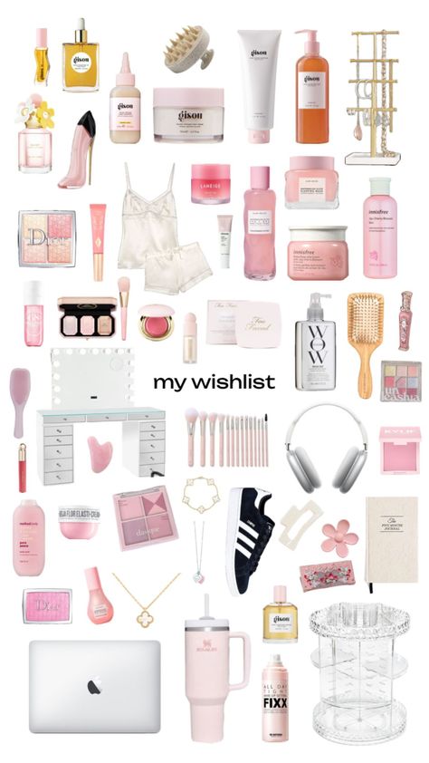 #wishlist #pinkpilatesprincess #thatgirl #glowup Girly Gifts Ideas, Xmas List Ideas, Girly Christmas Gifts, Birthday Haul, Cute Christmas Ideas, Simple Makeup Tips, Girly Christmas, Pink Lifestyle, Wishlist Ideas