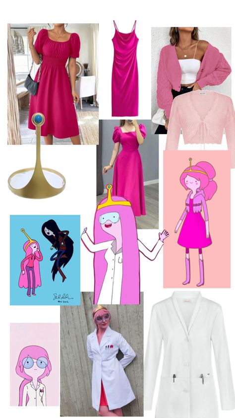 Costume Bubblegum Halloween Costume, Princess Bubblegum Halloween, Princess Bubblegum Costume, Bubblegum Costume, Princess Bubblegum Costumes, Candy Costumes, Princess Bubblegum, Cute Cosplay, Cartoon Network