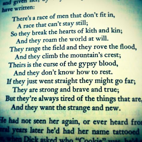 Robert Service's poem "Men That Don't Fit In" featured in Truman Capote's "In Cold Blood," published in 1966 In Cold Blood Truman Capote, Robert Service Poems, Robert Burns Poems, Poems By Robert Frost, Romani People, The Tortured Poets Department Lyrics, Poetry Journal, In Cold Blood, Grey Owl