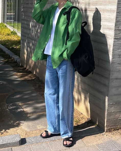 Green And Blue Outfit, Blue Outfit, Green And Blue, Blue Green, Green, Outfit Inspo, Blue