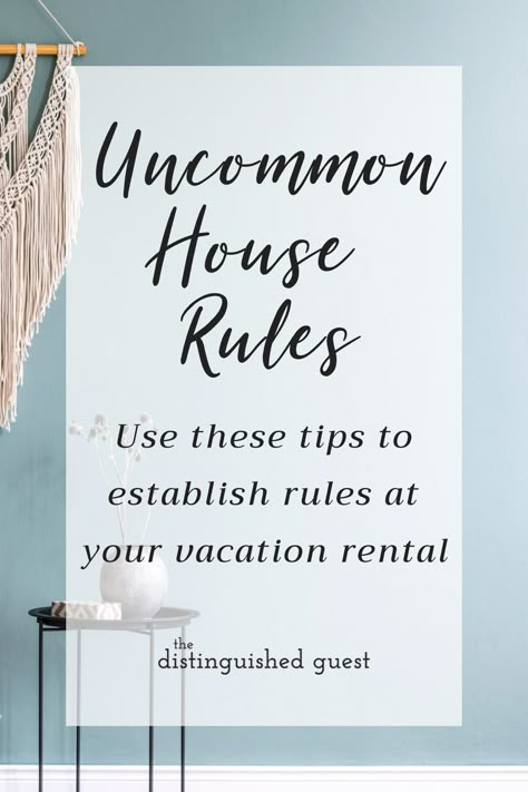 House Rules For Airbnb, Vacation Rental House Rules, B And B Guest Rooms, Air Bnb Guest Info, Air Bnb Rules, Airbnb House Rules For Guests, Airbnb House Rules Printable, House Rules For Guests, Airbnb Rules For Guests