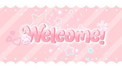 Discord Welcome Banner, Youtube Banner Backgrounds, Youtube Banner Design, Cute Banners, Welcome Banner, Discord Banner, Youtube Banner, Youtube Banners, Discord Server