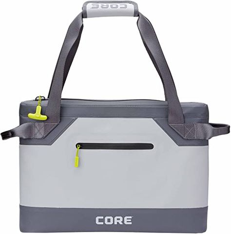 CORE Insulated Leak Proof Soft Coolers for Camping, Outdoor, Lunch, Travel, Picnic, Beach Accessories / 12 Can / 20 Can / 30 Can / 36 Can Small & Large Portable Cooler Tote Bags Cooler Stand, Coolest Cooler, Waterproof Zipper, Portable Cooler, Cooler Tote, Soft Cooler, Cooler Bag, Family Camping, Eva Foam