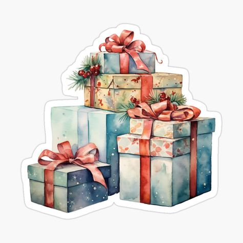 Get my art printed on awesome products. Support me at Redbubble #RBandME: https://www.redbubble.com/i/sticker/Christmas-Time-Santa-Gifts-by-My-Magic-World/154531617.EJUG5?asc=u Christmas Aesthetic Stickers Printable, Happy Christmas Stickers, Christmas Decor Sticker, Cute Christmas Stickers Printable, Christmas Stickers Aesthetic, Christmas Sticker Ideas, Christmas Stickers Printable, Stickers For Christmas, Christmas Gift Stickers