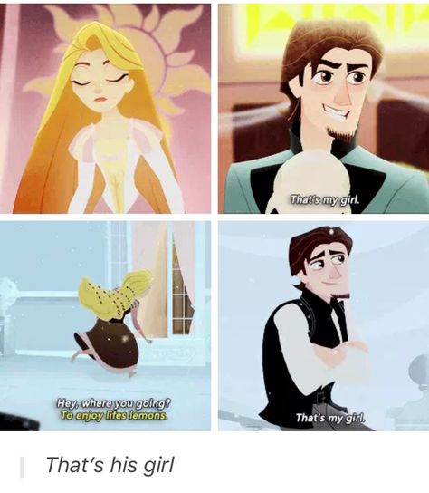 That's his girl - Eugene and Rapunzel Rapunzel X Eugene Fan Art, Rapunzel And Eugene Tangled The Series, Eugene And Rapunzel, Rapunzel And Eugene, Disney Theory, Tangled Adventure, Tangled Series, Tangled The Series, Disney Facts