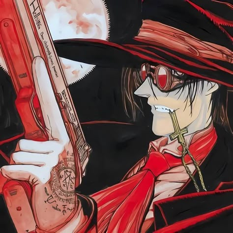 Hellsing Anime, Hellsing Ultimate Anime, Alucard Hellsing, Hellsing Alucard, Hellsing Ultimate, Anime Posters, Manga Covers, Manga Anime, Anime Art