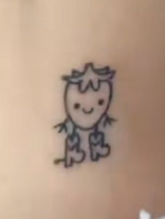 Stick Poke Tattoo, Funky Tattoos, Sharpie Tattoos, Handpoke Tattoo, Stick N Poke Tattoo, Doodle Tattoo, Cute Little Tattoos, Cute Tiny Tattoos, My Gf