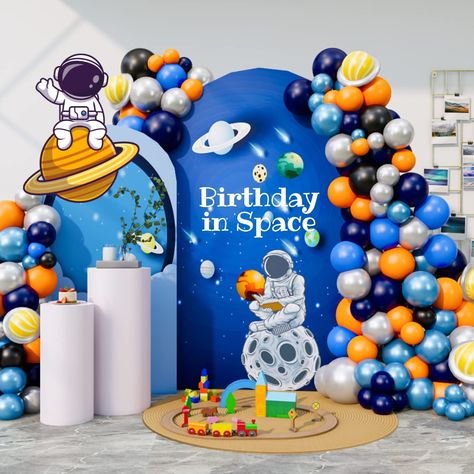 Outer Space Party Decorations, Space Party Decorations, Galaxy Party, Astronaut Party, Boy Birthday Decorations, Astronaut Birthday, Space Theme Party, Outer Space Party, Outer Space Birthday