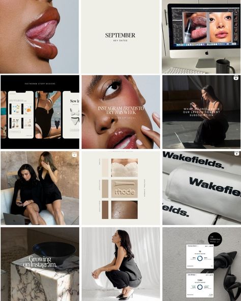 Social Media Agency | The Modern Day Social Instagram Business Layout Ideas, Rebrand Instagram Post, Aesthetic Design Portfolio, Rebrand Instagram Feed, Social Media Manager Services, Brand Stories Instagram, Digital Marketing Agency Aesthetic, Digital Agency Instagram Feed, Brand Feed Instagram