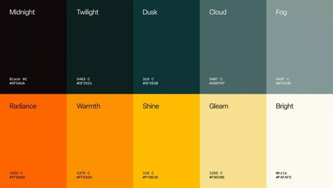 Creative Color Palette Graphic Design, Sport Color Palette, Green Orange Color Palette, Creative Color Palette, Color Palette Graphic Design, Website Color Schemes, Identity Guidelines, Brand Identity Guidelines, Colour Swatches