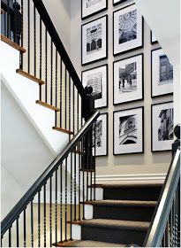 de Jong Dream House: Growing Up Gallery Stairway Photos, Tall Wall Decor, Stairway Gallery, Stairway Gallery Wall, Gallery Wall Staircase, Farmhouse Gallery Wall, Staircase Wall Decor, Stair Wall, Staircase Wall