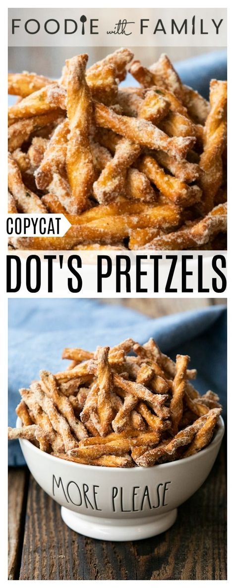 This copycat Dot's Pretzels recipe is crazy good and just like the original at a fraction of the price! Savoury, delicious, habit-forming, and oh-so-easy! Dots Pretzel Recipe, Seasoned Pretzels, Munchies Snacks, Snack Mixes, Pretzels Recipe, Snack Mix Recipes, Dips Appetizers, Chex Mix, Snack Foods