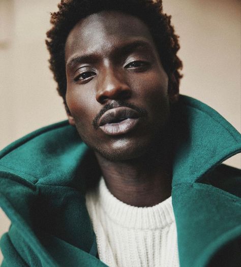 Adonis Bosso Black Men Aesthetic, Adonis Bosso, Black People Art, Mixed Men, Portraits To Draw, Brian Thomas, Facial Structure, Black Royalty, Male Portraits