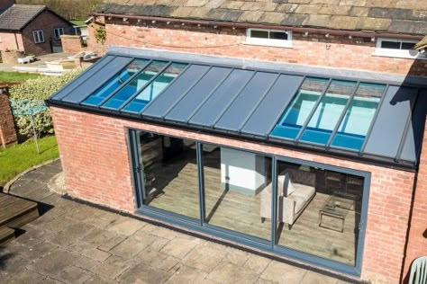 Conservatory Roof Ideas, Small House Extensions, Lean To Conservatory, Bungalow Extensions, Cottage Extension, Conservatory Design, Garden Room Extensions, Conservatory Roof, House Extension Plans