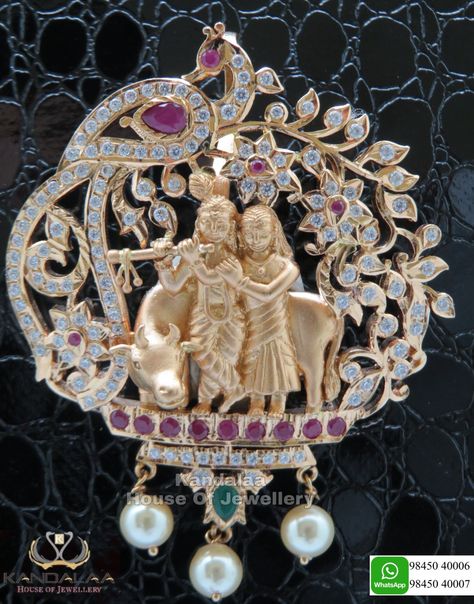 Radha Krishna Jewellery Pendants, Radha Krishna Pendant Gold For Women, Radhakrishna Pendant Gold, Krishna Pendant Gold For Women, Radha Krishna Locket Gold, Radha Krishna Locket, Kandalaa Jewellery, Radha Krishna Pendant, Krishna Jewellery