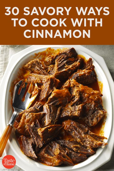 30 Savory Ways to Use Cinnamon Food With Cinnamon, Cinnamon Dinner Recipes, Savory Recipes With Cinnamon, Savory Cinnamon Recipes, Healthy Recipes With Cinnamon, Cinnamon Chicken Recipe, Ceylon Cinnamon Recipes, Cinnamon Appetizers, Cinnamon Recipes Healthy