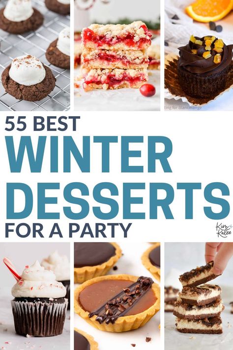 These winter party desserts are sure to warm you up and give your guests all the cozy vibes! #winter #hotchocolate #peppermint