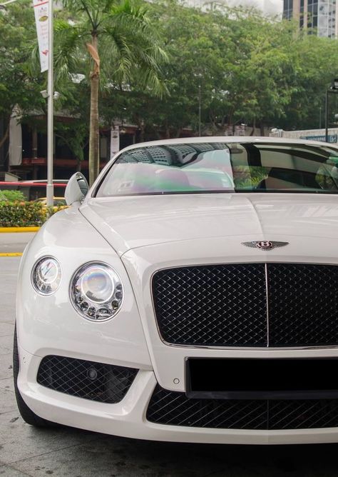 Bently White Car, White Bentley, Bentley Auto, Bentley Continental Gt Convertible, Girl Driving, Luxury Cars Bentley, Lake Constance, Bentley Car, Continental Gt