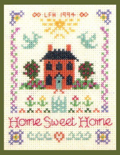 Mini Cross Stitch Samplers, First Home Cross Stitch, Mini Sampler Cross Stitch, Welcome To Your New Home Cross Stitch, Home Sweet Home Cross Stitch, Cross Stitch Home Sweet Home Pattern, Cross Stitch Home Sweet Home, Black Cat Cross Stitch, Autumn Cross Stitch Patterns