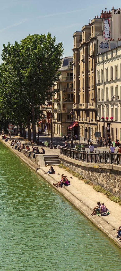 Take a stroll along the canal to watch the barges navigate locks and road bridges. Beautiful Paris, City Of Lights, I Love Paris, Paris Love, Love Paris, Paris Photo, Visit Paris, Paris Paris, Most Beautiful Cities