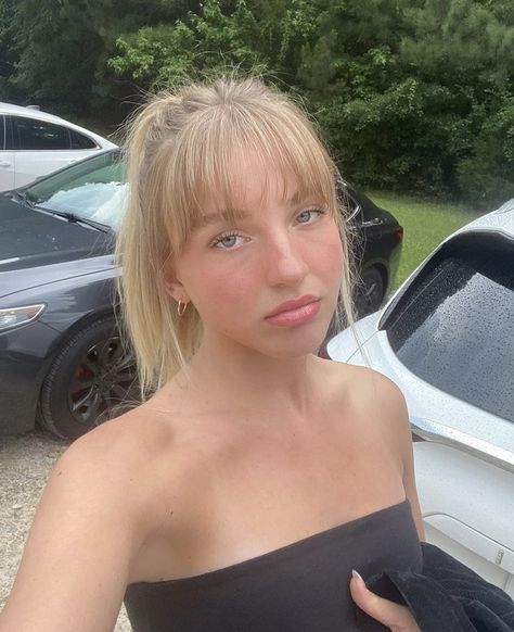 Brynn Rumfallo, Show Dance, Girl Mom, Dance Moms, Cut And Color, Face Claims, One Shoulder Blouse, Bangs, Hair Cuts