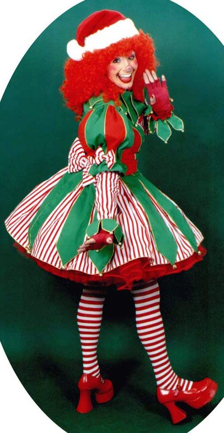 Christmas Elf Outfits Women, Christmas Outfit Themes, Christmas Elf Costume Women, Christmas Aesthetic Outfit, Christmas Costume Ideas, Christmas Vacation Costumes, Christmas Clown, Christmas Elf Outfit, Nativity Costumes