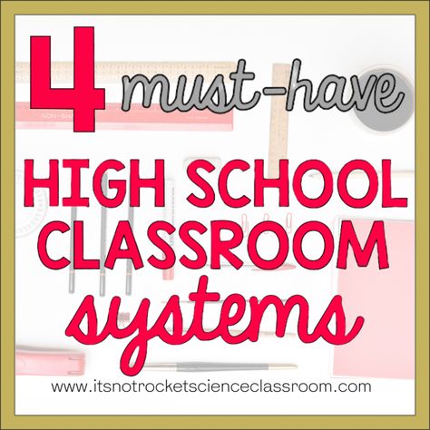 High School Biology Classroom, Classroom Systems, Classroom Organization High School, High School Ela Classroom, High School Science Classroom, High School Math Classroom, First Classroom, High School Science Teacher, Classroom Decor High School