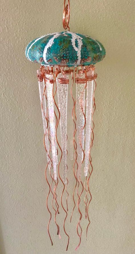 Jelly Fish Lighting, Jellyfish Light Fixture, Jellyfish Hanging Lights, Jelifish Lamp, Jelly Fishes, Jellyfish Decor, Jelly Fish Lamp Lights, Hanging Jellyfish, Ocean Themed Rooms