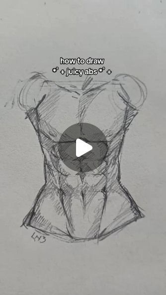 Lenie Pabelonia on Instagram: "how to draw ✧ juicy abs ✧ .  . . . #reelsinstagram #reels #drawingtutorial #draw #sketch #artist #artistsoninstagram #art #artwork" Ab Poses Drawing, Drawing Pics Sketch, How To Draw Different Body Poses, How To Draw Back View, Anime Art Style Tutorial Easy, Beginer Drawings Sketch, Sketch Ideas Tutorials, Pencil Art Drawings Sketches Ideas Simple, Man Abs Drawing