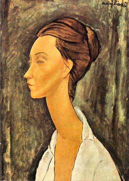 Pintura de Amedeo Modigliani - Retracto de Lunia Czechowska … Modigliani Portraits, Modigliani Art, Amedeo Modigliani, Italian Painters, Figurative Artists, Edgar Degas, Henri Matisse, Famous Artists, Claude Monet