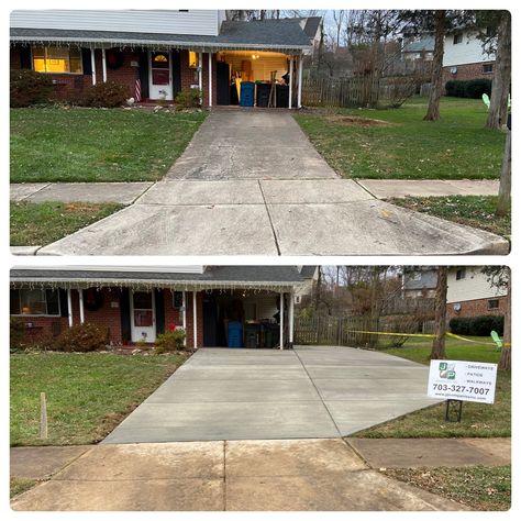 Driveway 
More Parking 
Curb Appeal Driveway Extension Parking, Extended Driveway With Pavers, Extra Driveway Parking, Driveway Parking Pad Ideas, Expanded Driveway Ideas, Extra Parking Space Driveway, Second Driveway Ideas, Two Car Driveway Ideas, Adding Parking Space To Driveway