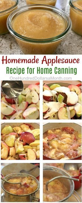 Apple Recipes For Canning, Applesauce Recipes Canning, Making Applesauce, Homemade Apple Sauce, Canning Applesauce, Canned Applesauce, Homemade Applesauce Recipes, Canning Apples, Crockpot Applesauce