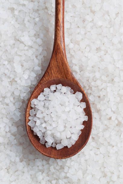 Sea Salt Photography, Salt Product Photography, Beachy Prints, Salt Photography, Spices Photography, Food Photography Inspiration, Wooden Utensils, Spices And Herbs, Epsom Salt