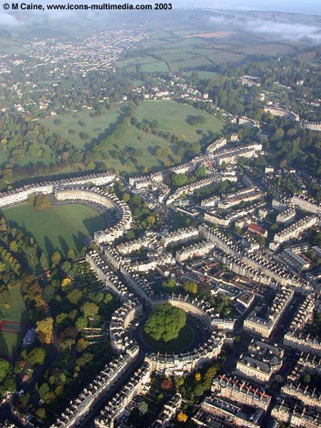 The Circus Bath, Bath Top, Royal Crescent, Country View, Sink Toilet, Shower Over Bath, Boundary Wall, Bath Somerset, Bath Uk