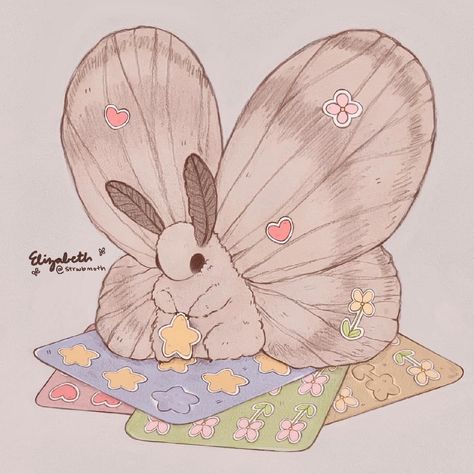 Moths Aesthetic Drawing, Cute Moth Drawing, Fluffy Moth Drawing, Moth Pfp, Poodle Moth Drawing, Cute Moth Art, Moth Fursona, Fuzzy Moth Drawing, Moth Art Cute