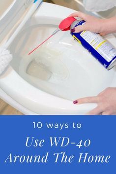 How To Paint Behind A Toilet, Wd 40 Uses, For The Home Ideas, Christmas Decorations Outdoor, Cleaning Guide, Diy Home Cleaning, Bathroom Cleaning Hacks, Diy Cleaning Hacks, Wd 40