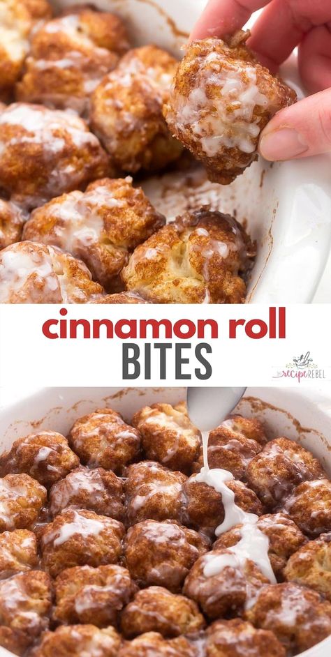 Indulge in the perfect blend of cinnamon and sweetness with these mini cinnamon delights. These bite-sized sweet rolls are ideal for breakfast treats, afternoon snacks, or a cozy dessert. Easy to make and even easier to enjoy, they offer a delightful twist on a classic favorite. Perfect for sharing with friends and family or savoring on your own with a warm cup of coffee or tea. Get ready to fill your kitchen with the irresistible aroma of freshly baked goodness. Frozen Dinner Roll Desserts, Dinners Using Biscuit Dough, Philsbury Biscuit Recipes Dessert, Premade Biscuit Ideas, Can Bisquit Recipes, What To Do With A Can Of Biscuits, Biscuits For Breakfast Ideas, Biscuits Canned Ideas, What To Make With A Can Of Biscuits